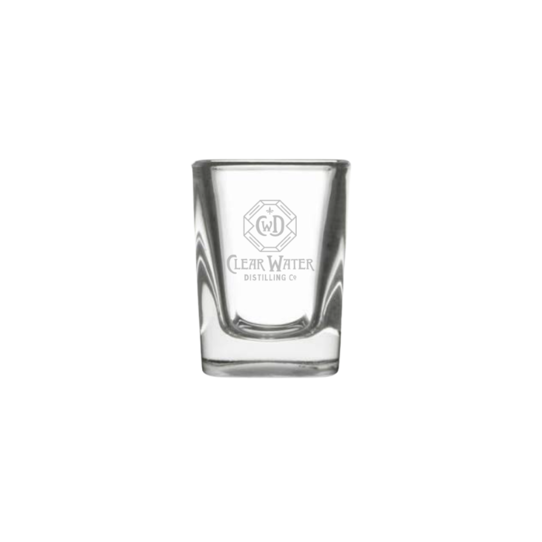 Clear Water Prism Shot Glass Set