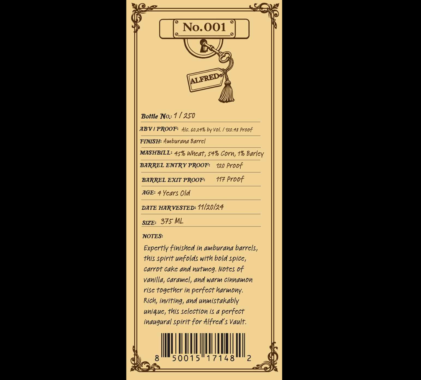 Alfred's Vault - Single Batch Rare Whiskey