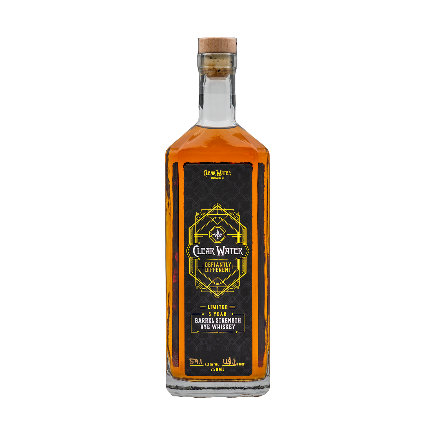5 Year Rye Barrel Strength Whiskey