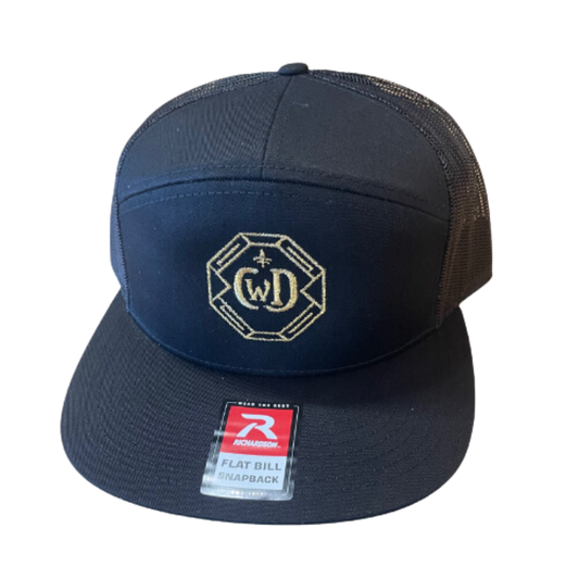 Gold CWD Logo Snapback Cap