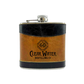 Clear Water Distilling Leather Flask