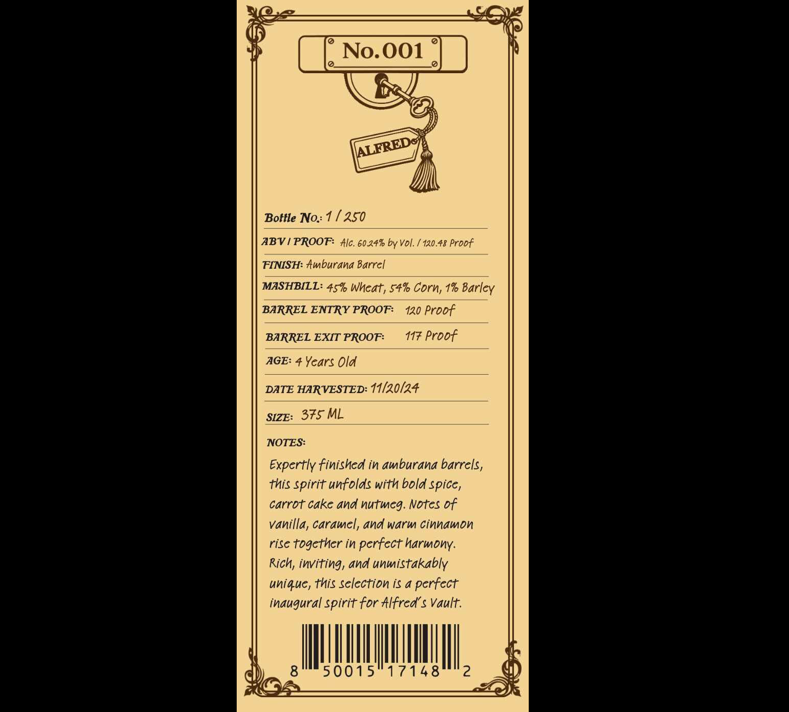 Alfred's Vault - Single Batch Rare Whiskey